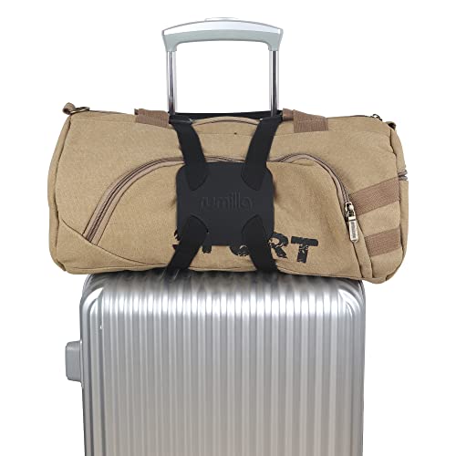 Luggage Straps Bag Bungee， Luggage Straps Suitcase Adjustable Belt，Add a Bag Easy to Travel Suitcase Elastic Strap Belt – (Black) - color: Black-2