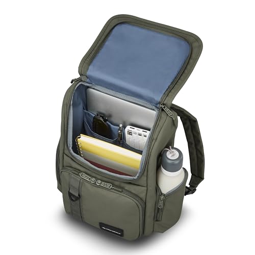 High Sierra Lineage Flap Backpack- Olive - color: Olive, size: Flap Backpack
