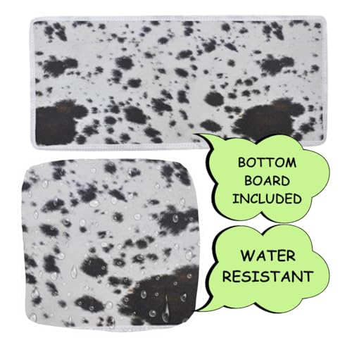 NGIL Utility Water Resistant Tote Bag - color: Cow Charm-black