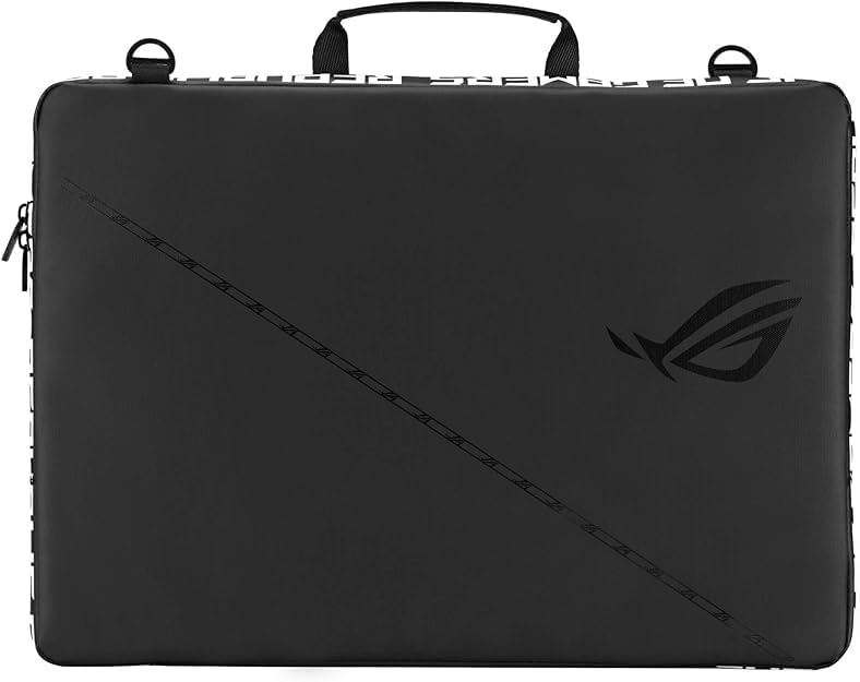 ASUS ROG 16" Sleeve Bag, Water-Repellent, Lightweight w/Detachable Straps, Black — Fits ROG Strix & Zephyrus - style: Rog Ranger Carry Sleeve 16