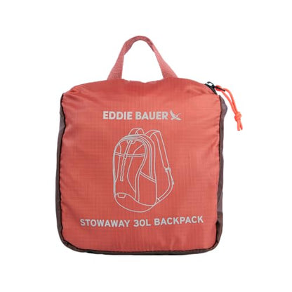 Eddie Bauer Stowaway Packable Backpack - Maroon, 30L - color: Maroon, size: 30L