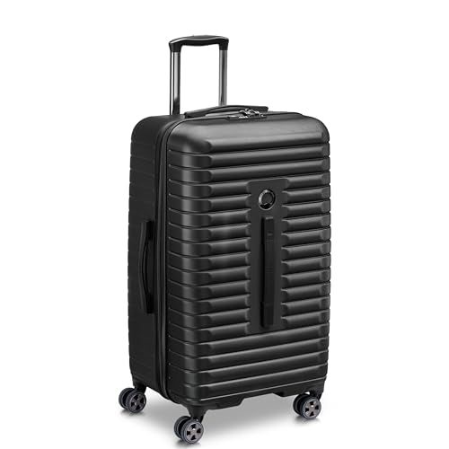 DELSEY PARIS Cruise 3.0, 26 Inch Checked Trunk Luggage, Black - color: Black, size: Checked 26 Inch Trunk