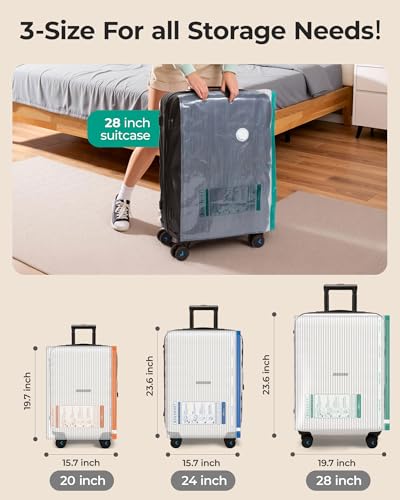 BAGSMART Travel Vacuum Bags with Rechargeable Electric Pump, 18PC Kit - color: Multicolor-Travel Size, size: 18 Pcs Travel Sets