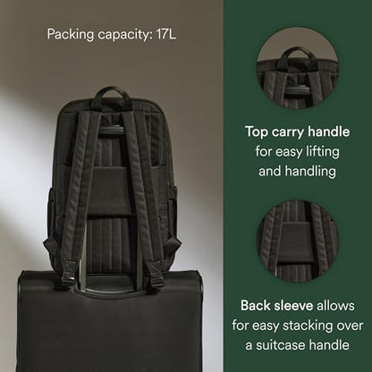 ANTLER Urban Light Backpack, 17L, Laptop Sleeve, Work & Travel Bag, Black - color: Black