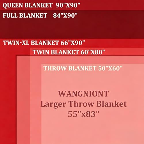 Soft Pure Wool Throw Blanket, Lightweight Warmth, Red, 55"x83" - color: Cherry Cocoa, size: Standard (1.5 lbs)