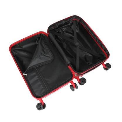 Bioworld Super Mario Bros Character Group Art 20" Rolling Carry On Luggage - color: SMB Character Group