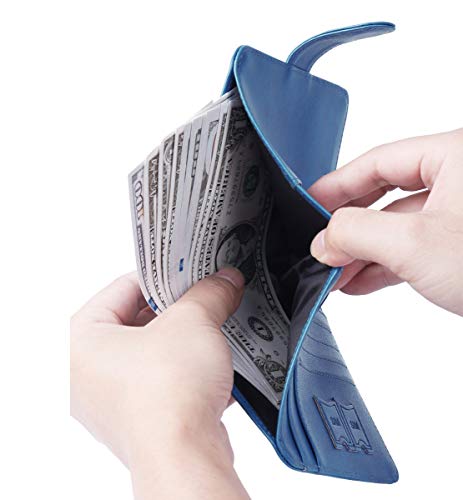 Passport Holder Cover Wallet RFID Blocking, Travel Essentials - color: Z _ #Blue