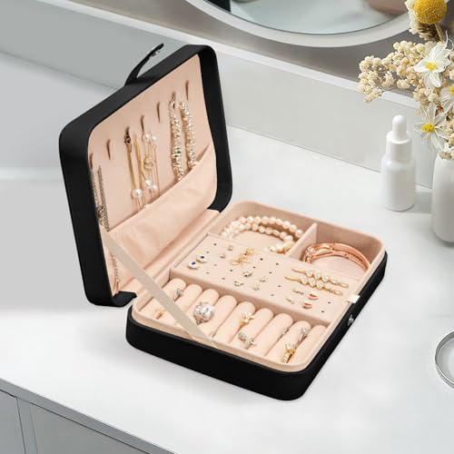 senya Leather Jewelry Box Ethnic Swedish Dala Horse Ring Storage - color: Horse 1