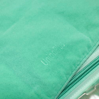 UnionPlus Velvet Jewelry Roll Organizer, 11 Grids, Ice Green - color: Ice Green, size: 11-Grids