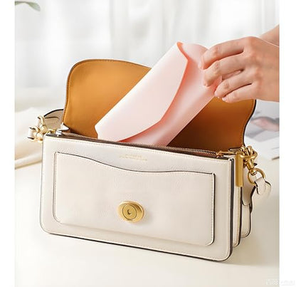 Silicone Travel Makeup Brush Holder Portable Make Up Brush Organizer Cosmetic Travel Case, Silicone Waterproof Makeup Brush Bag pink - color: pink