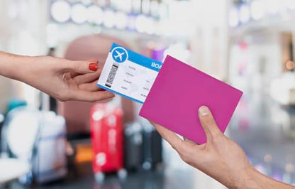 Hot Pink RFID Genuine Leather Passport Wallet - color: Hot Pink