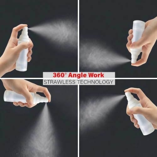 360° Angle Work Small Spray Bottle 1.7oz Travel Size Spray Bottle - size: 1.7 fl oz (2 Count)