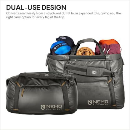 NEMO Equipment Double Haul Duffel & Tote Bag - Chimera - 70L - color: Chimera, size: 70L