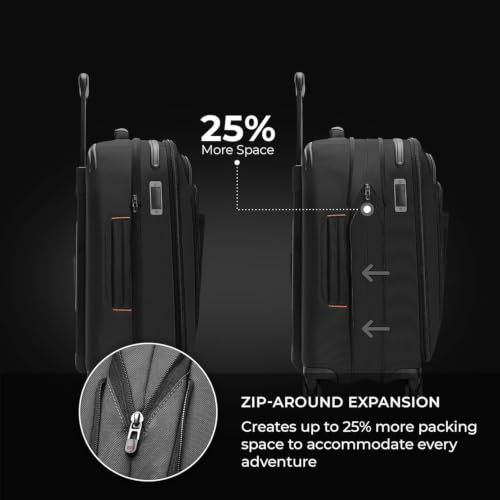 Briggs & Riley ZDX Essential Softside Carry-On Spinner, Black - color: Black, size: 22" Carry-On