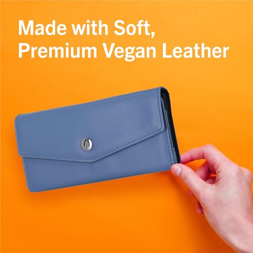 Nautica Money Manager Womens Slim RFID Blocking Wallet, Small Bifold Credit Card Holder with Zipper Coin Pocket and ID Window - color: Taupe