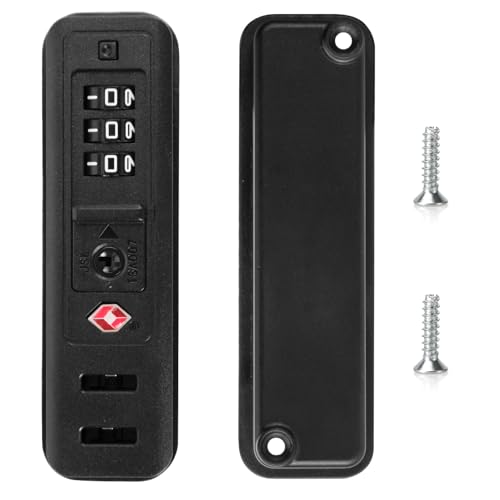 2-Pack TSA 3-Digit Combination Luggage Locks, Built-in Travel Lock JS-522 - size: JS-522