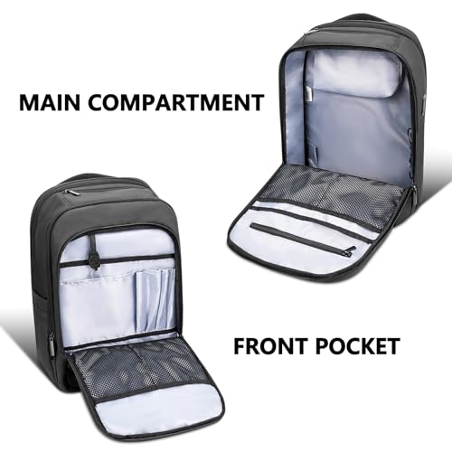 Business Travel Lightweight Laptop Backpack for Men - color: Black, size: 15.6MAX", style: Classic