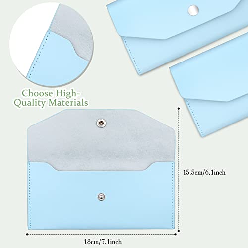 Frienda Cash Envelope Wallet Budget 8 Dividers, Blue, Classic - color: Blue, style: Classic