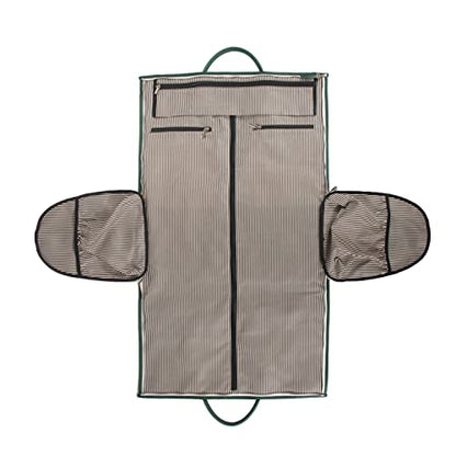 Capri 2 -n-1 Garment and Duffel Bag - Convertible, Carry-On, Travel, For Suits, Tuxedos, Dresses, and more - color: Green