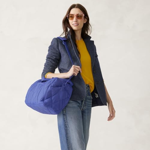 Vera Bradley Women's Featherweight Miramar Weekender, Deep Ultramarine, One Size - color: Deep Ultramarine
