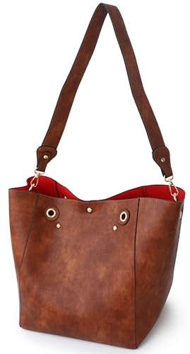 sqlp Large Work Tote Bag for Women Handbags Big Bucket Purses - color: Lotus Root Pink