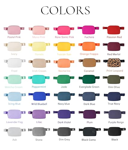 YOSHUYUKI Fanny Pack Cross Body Small Crossbody Bags for Women Men Trendy Nylon Waterproof Mini Purse Travel Running Belt Bag Lulu Dupes Bum Hip Chest Waist Pack Side Bag Must Have Leopard - color: Print Leopard