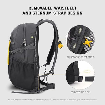 SKYSPER Small Hiking Backpack, 20L/30L Lightweight Travel Backpacks Hiking Daypack for Women Men - color: Lantc20-darkgray, size: 30 l