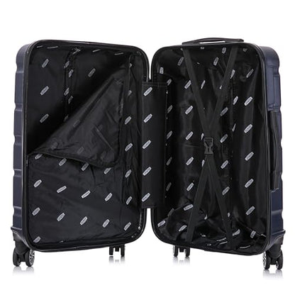 DUKAP SENSE 28-Inch Large Hardside Spinner Luggage Durable Zippered Blue - color: Blue, size: 28 Inch, style: Sense Single