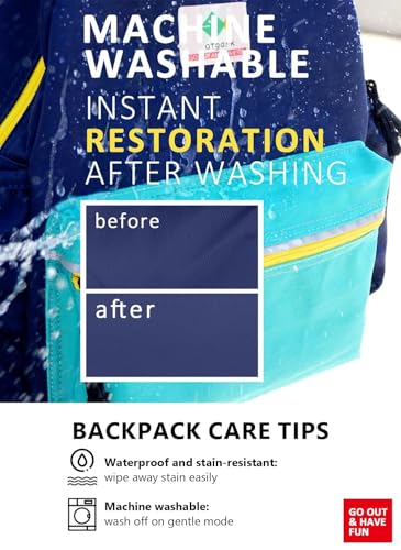 atgark Kids' Backpacks for Girls & Boys - Kindergarten & Elementary School, Small Child Toddler Backpack, 13" H, Ages 2-5 - color: Blueberries, size: Age 2-5 (13.3" H Fit A4 Folder)