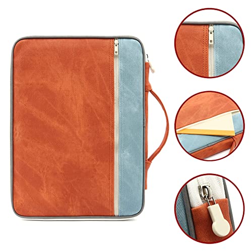 mygreen Universal Travel Gear Organizer/Electronics Accessories Bag/Document File Bag - color: Khaki and Light Blue