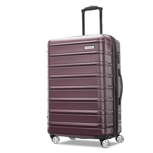Samsonite Omni 2 Hardside 2 Piece Set - Includes Carry-On & Medium Checked Suitcases - 360° Dual Spinner Wheels - Integrated TSA Lock & Expansion - Amazon Exclusive - Nature Merlot - color: Natural Merlot, size: 2-Piece Set (Carry-on/Medium)