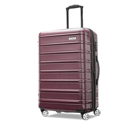 Samsonite Omni 2 Hardside 2 Piece Set - Includes Carry-On & Medium Checked Suitcases - 360° Dual Spinner Wheels - Integrated TSA Lock & Expansion - Amazon Exclusive - Nature Merlot - color: Natural Merlot, size: 2-Piece Set (Carry-on/Medium)