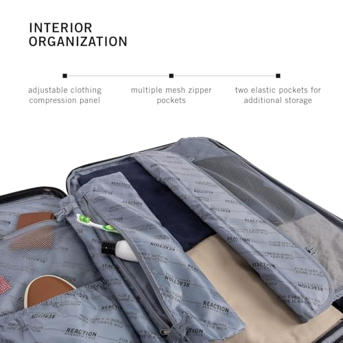 Kenneth Cole REACTION Renegade Luggage Expandable 8-Wheel Spinner Lightweight Hardside Suitcase, Cilantro, 3-Piece Set (20"/24"/28") - color: Cilantro, size: 3-Piece Set (20"/24"/28")