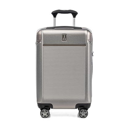Travelpro Platinum Elite Hardside Carry-On Luggage, Sand, 21-Inch - color: Metallic Sand, size: Carry-on 21-Inch