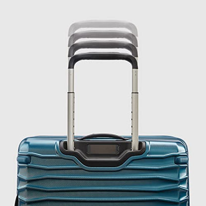 Samsonite Stryde 2 Hardside Expandable Luggage with Double Spinner Wheels, Large Glider, Deep Teal - color: Deep Teal, size: Checked-Large Glider Spinner