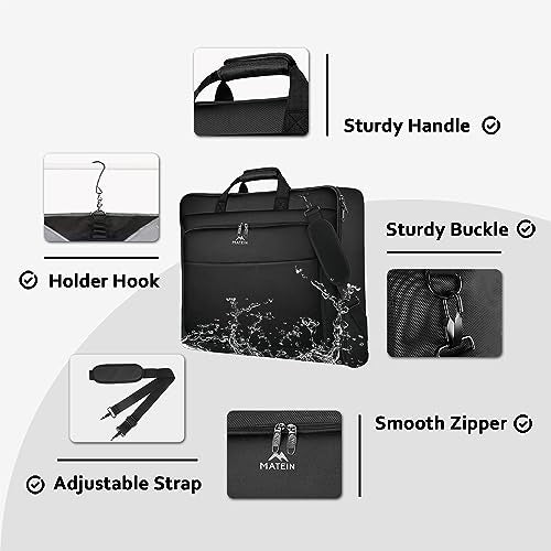 MATEIN Garment Bag for Travel, Large Carry on Garment Bags for Business - color: Black
