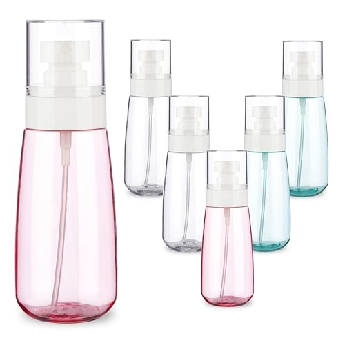 Small Spray Bottles, Plastic Travel Spray Bottle with Fine Mist - color: Mix-6 Pcs, size: 100ML