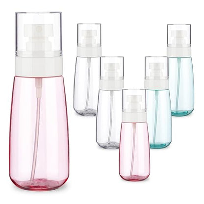 Small Spray Bottles, Plastic Travel Spray Bottle with Fine Mist - color: Mix-6 Pcs, size: 100ML