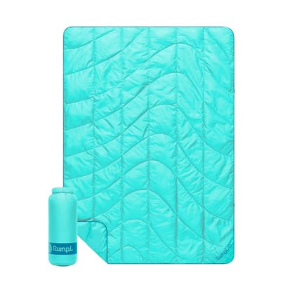 Rumpl Travel Puffy Ultra-Packable Blanket, Seafoam - color: Seafoam