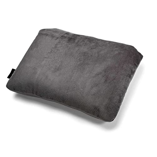 Samsonite 2-in-1 Magic Travel Pillow, Charcoal, One Size - color: Charcoal