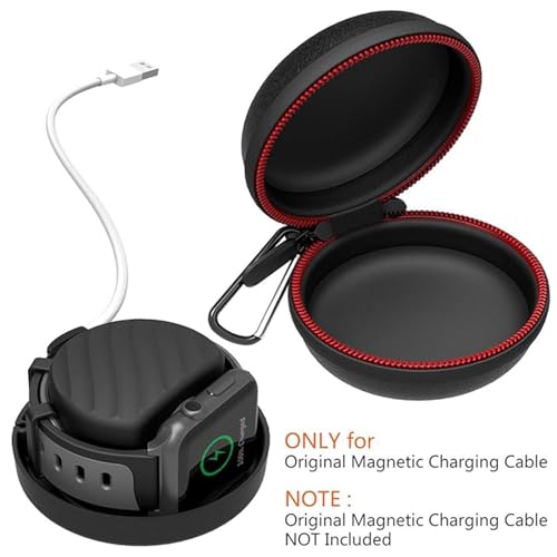HALLEAST Travel Case for Apple Watch Charger, Portable Carrying Holder - size: 38/40/41mm