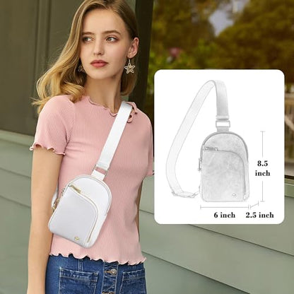 INICAT Small Travel Purse,Anti Theft Crossbody Bag for Women - color: White a