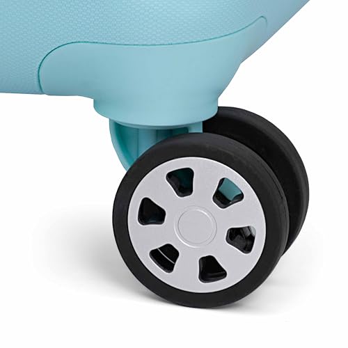 Traveler's Choice Pagosa Hardshell Expandable Luggage with Spinner Wheels, Baby Blue, 26-Inch Medium - color: Baby Blue, size: 27-Inch Medium