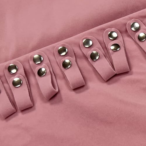 UnionPlus Travel Necklaces Roll Organizer Anti-Tangle Blush Pink - color: Blush Pink, size: Medium