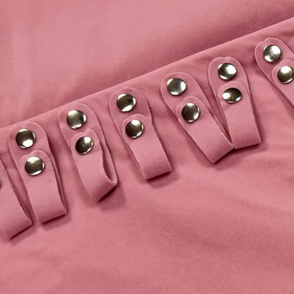 UnionPlus Travel Necklaces Roll Organizer Anti-Tangle Blush Pink - color: Blush Pink, size: Medium