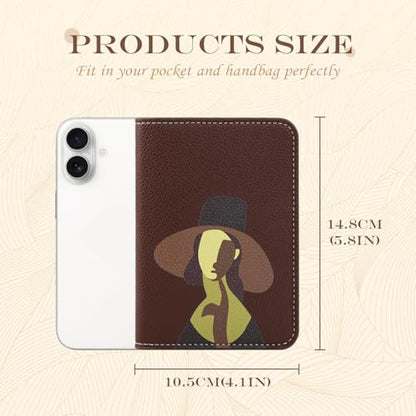 Lychii Passport Holder, RFID Blocking Travel Wallet, Slim Passport Cover - color: Chocolate