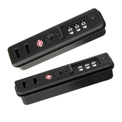 2-Pack TSA 3-Digit Combination Luggage Locks, Built-in Travel Lock JS-522 - size: JS-522