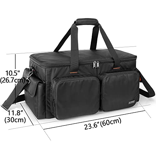 Trunab DJ Cable File Bag with Detachable Padded Bottom and Dividers