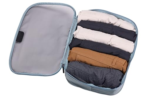 Thule Packing Cube, Size Medium, Transparent Fabric, Organize Shirts, Pants, Sweaters, Easy to Pack - color: POND GRAY, size: Medium, style: Single