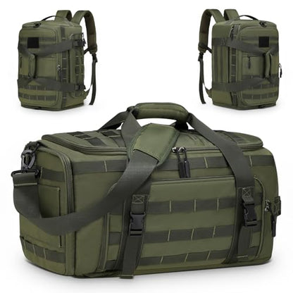 Convertible Duffel Backpack 45L 3 in 1 Insulated Bottom Green - color: Green, size: 45L